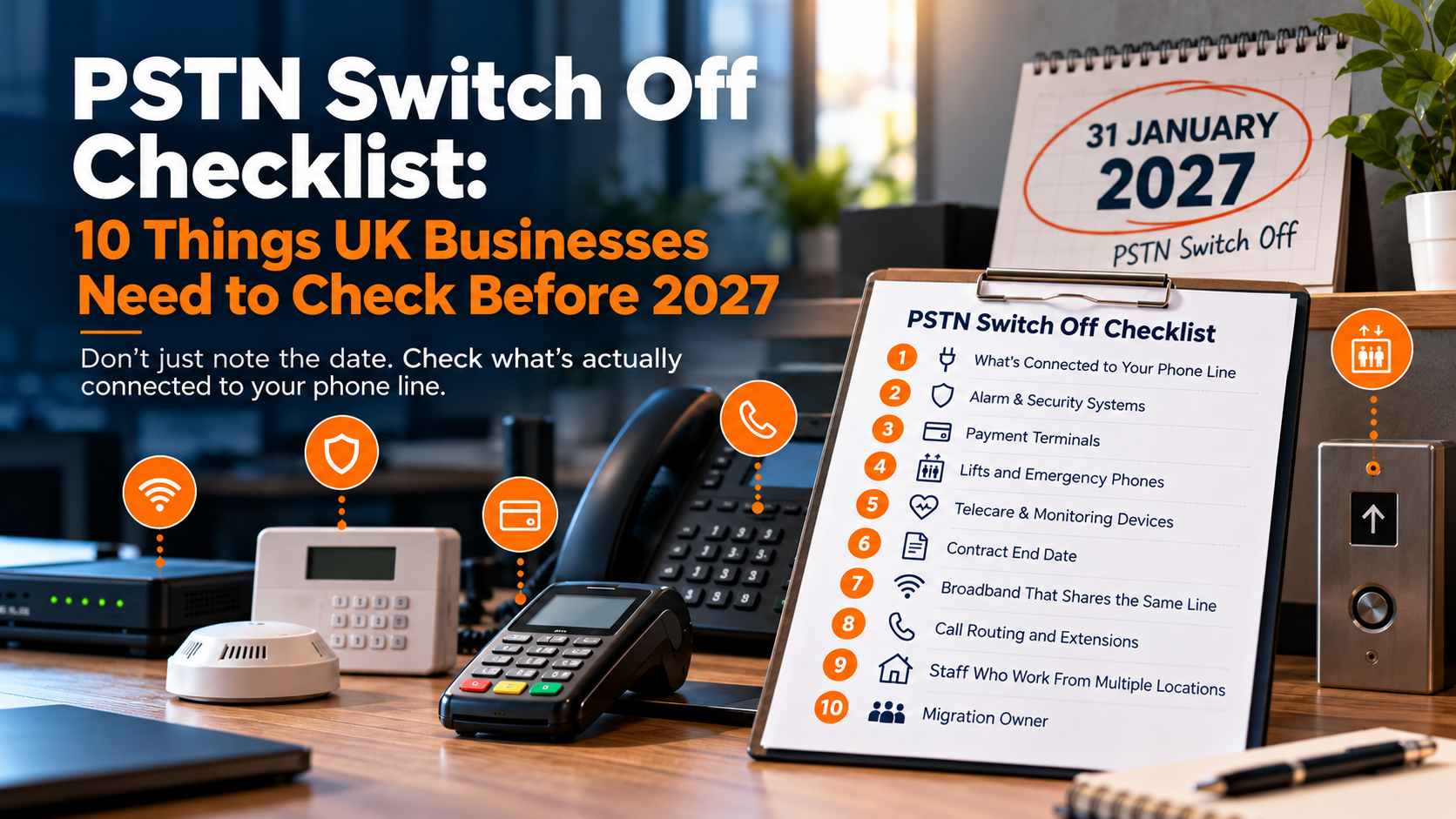 PSTN Switch Off Checklist: 10 Things UK Businesses Need to Check Before 2027